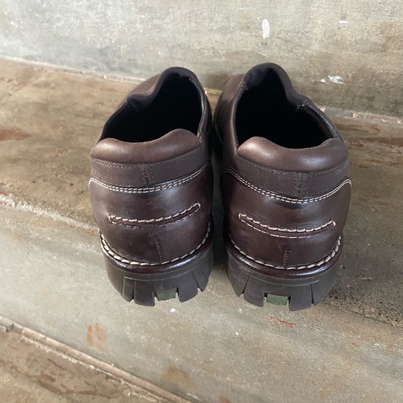 Donald J. Pliner Sark Brown Neoprene and leather Slip-On Loafers - Picture 5 of 7